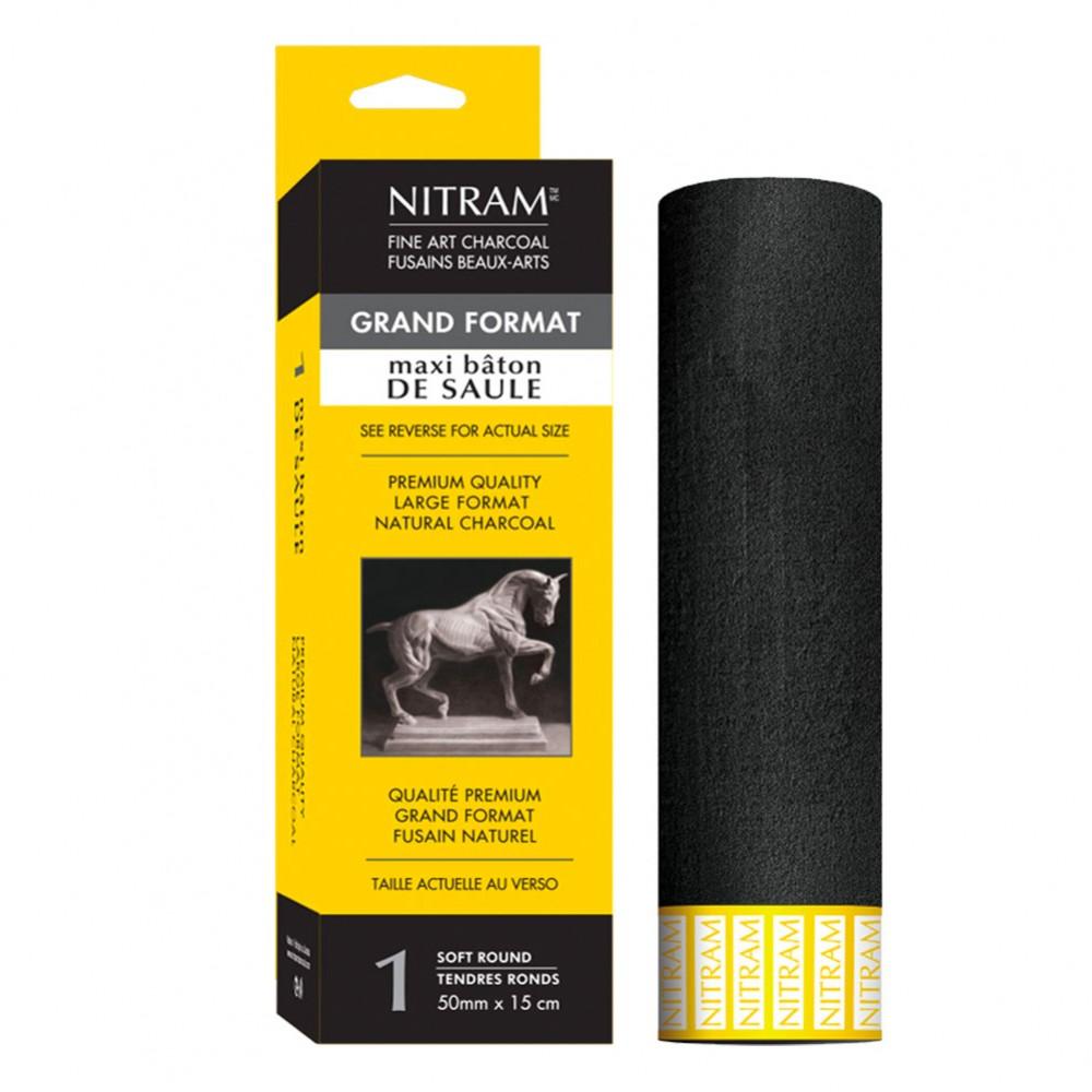 Nitram Fine Art Charcoal Maxi Baton de Saule 50mm x1