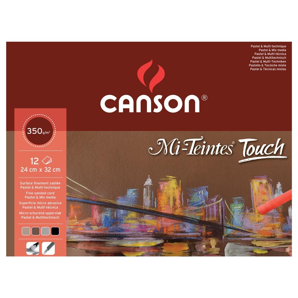 Canson Mi-Teintes Touch Pad - 24 x 32cm - Assorted colours
