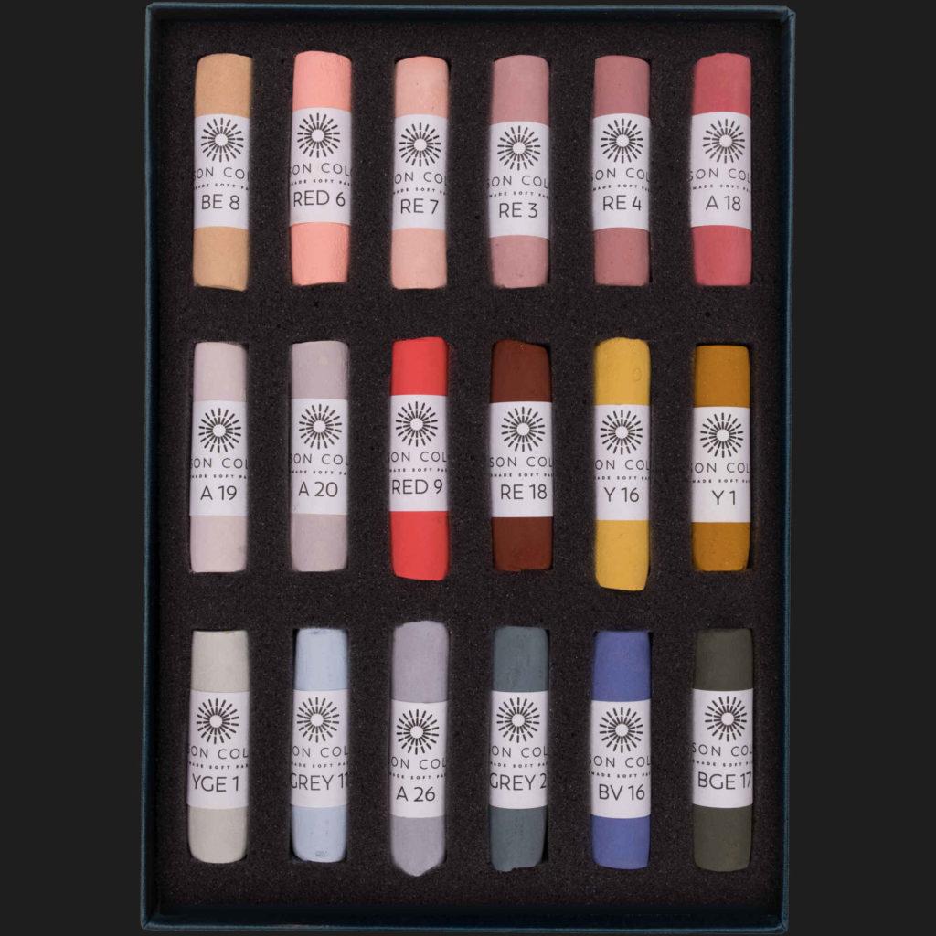 Unison Soft Pastel Set - Portrait Set of 18 Pastels