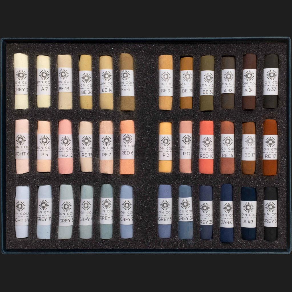 Unison Soft Pastel Set - Portrait Set of 36 Pastels