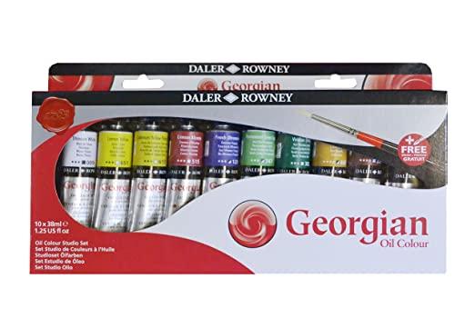 Georgian Oil Colour Studio Set - 10 x 38ml tubes