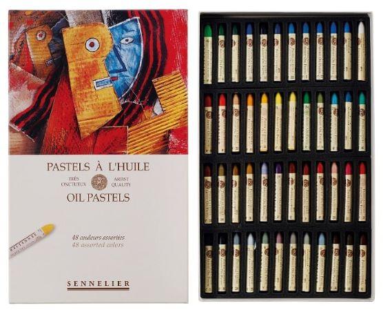 Sennelier Artist Quality Oil Pastel 48 Set - 48 Assorted Colours
