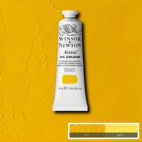 W&N Artists Oil 37ml - Cadmium Yellow Pale (4)