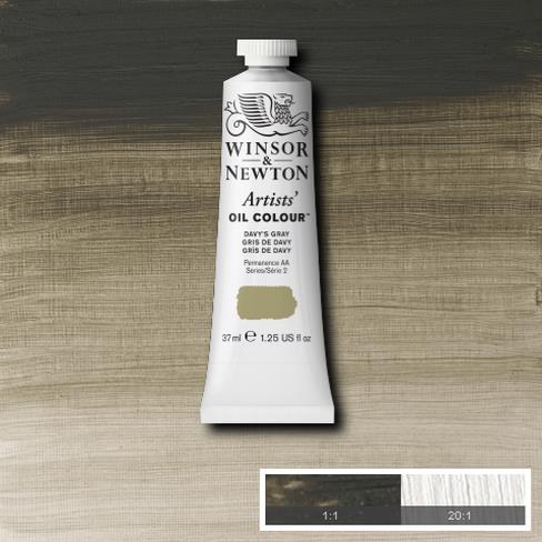 W&N Artists Oil 37ml - Davy's Grey (2)