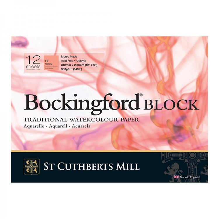 Bockingford BLOCK 140lb HP 9x12"