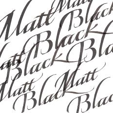 Winsor & Newton Calligraphy Inks 30ml -Matt Black (opaque)