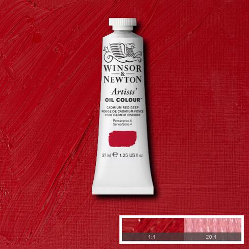 W&N Artists Oil 37ml - Cadmium Red Deep (4)