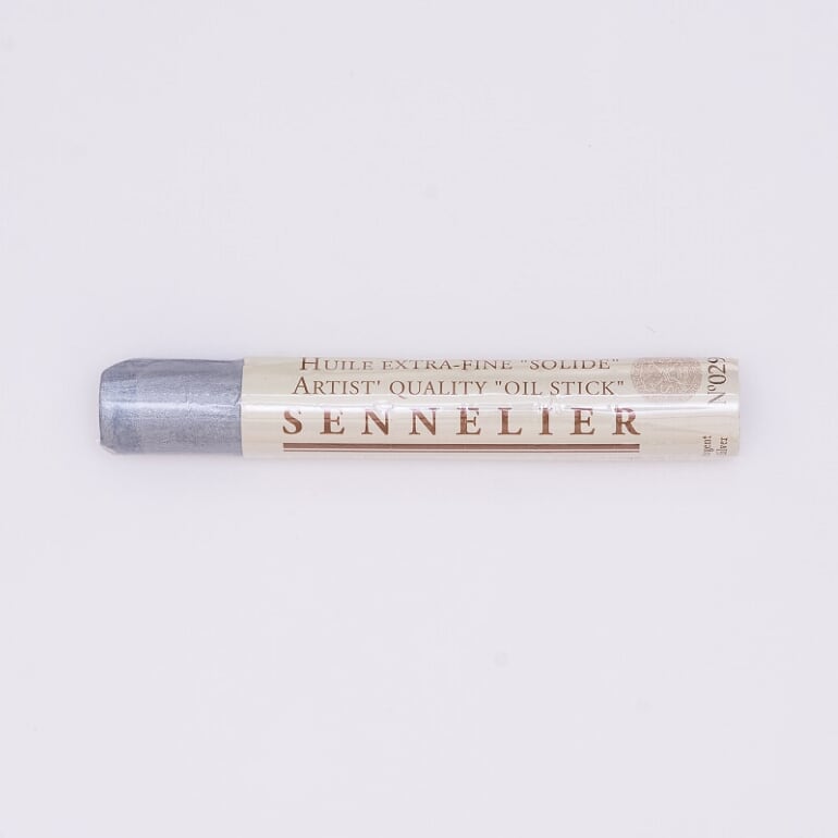 Sennelier Oil Stick - Silver Iridescent (2)