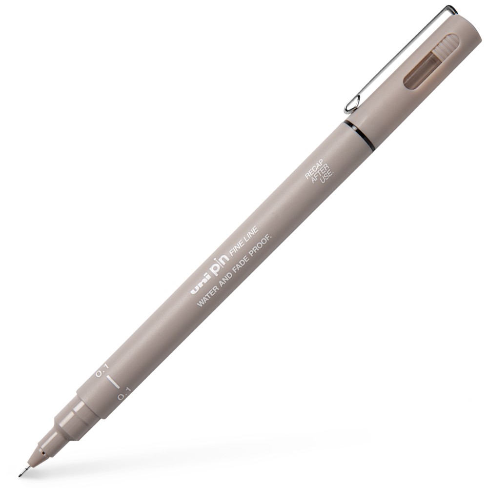 UniPIN Fine Line Pens - Light Grey 0.1