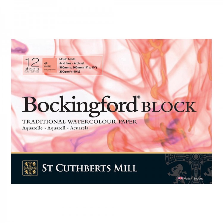 Bockingford BLOCK 140lb HP 10x14"