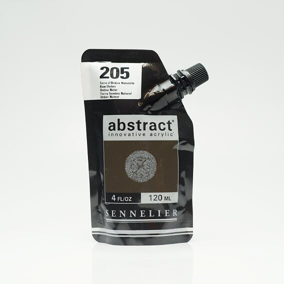 Abstract Acrylic 120ml - Raw Umber