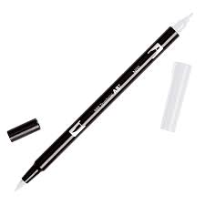 Tombow Watersoluble Twin Tipped Brush Pen - Colourless Blend