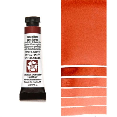 Daniel Smith Watercolour - Quinacridone Burnt Scarlet5ml (S2)