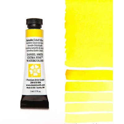 Daniel Smith Watercolour - Aureolin (Cobalt Yellow) 5ml (S3)