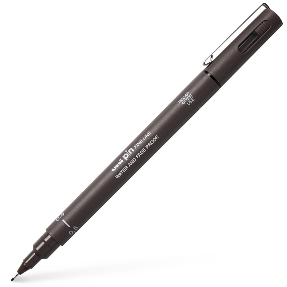 UniPIN Fine Line Pens - Dark Grey 0.5