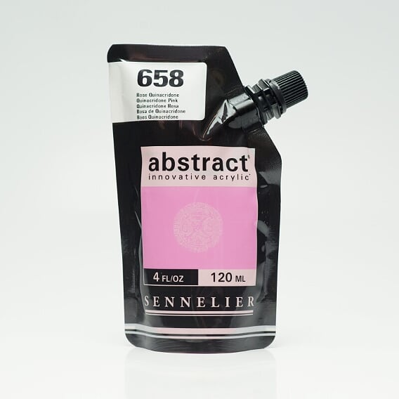 Abstract Acrylic 120ml - Quinacridone Pink