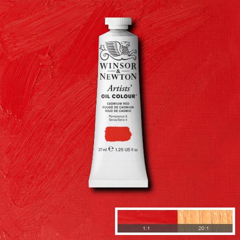 W&N Artists Oil 37ml - Cadmium Red (4)
