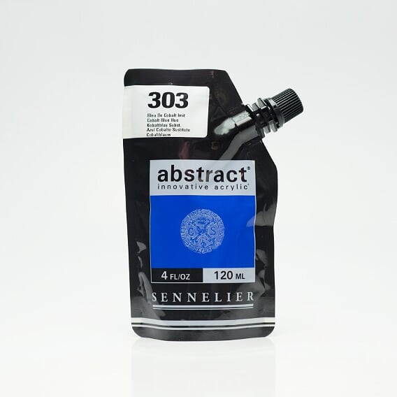 Abstract Acrylic 120ml - Cobalt Blue
