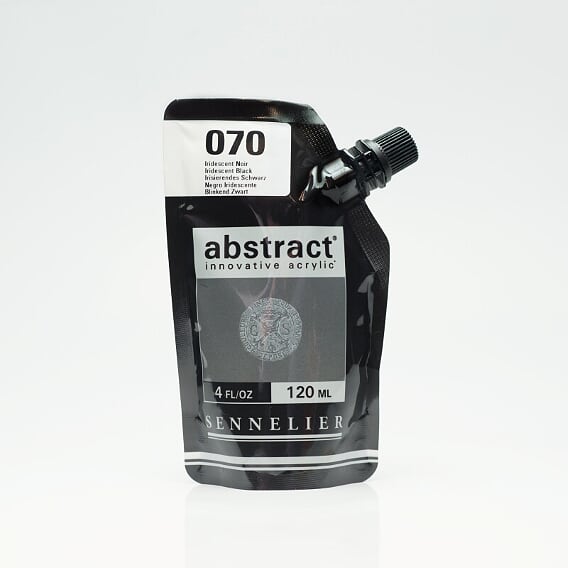 Abstract Acrylic 120ml - Iridescent Black