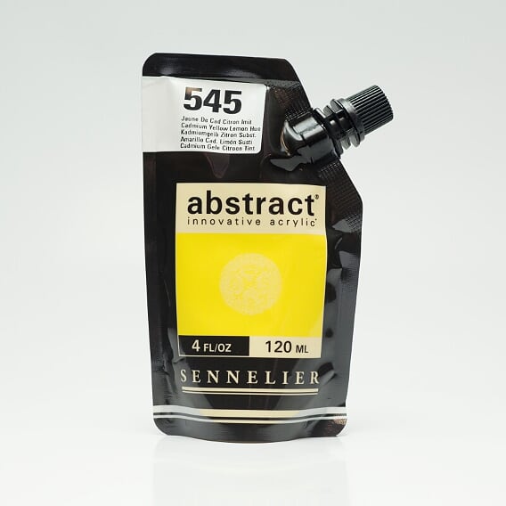 Abstract Acrylic 120ml - Cad Yellow Lemon