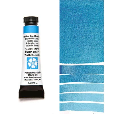 Daniel Smith Watercolour - Cerulean Blue, Chromium 5ml (S2)