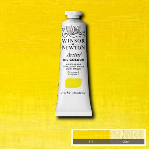 W&N Artists Oil 37ml - Winsor Lemon (2)