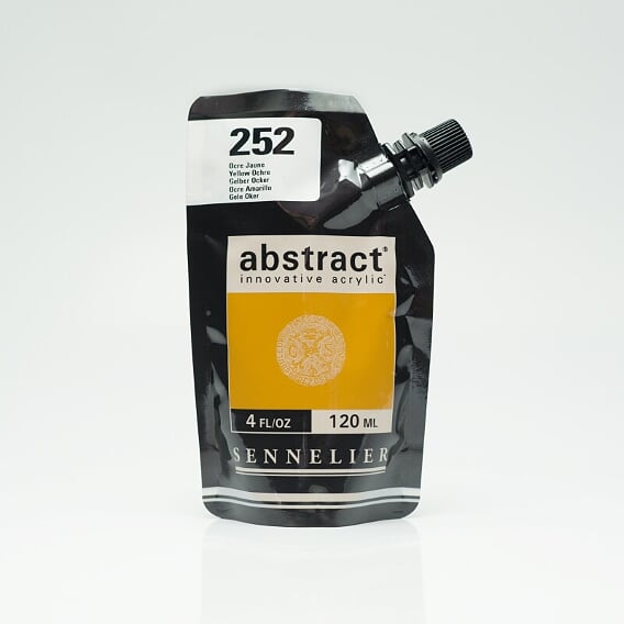 Abstract Acrylic 120ml - Yellow Ochre