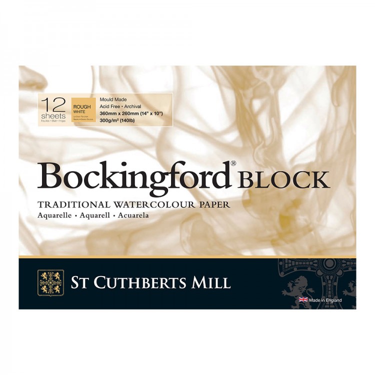 Bockingford BLOCK 140lb ROUGH 10x14"