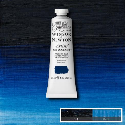 W&N Artists Oil 37ml - Prussian Blue (1)
