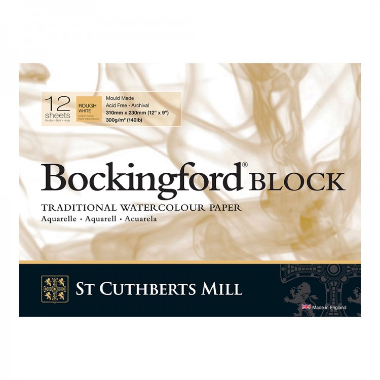Bockingford BLOCK 140lb ROUGH 9x12"
