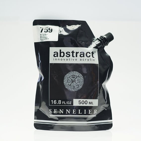 Abstract Acrylic 500ml Mars Black
