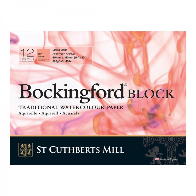 Bockingford BLOCK 140lb HP 12x16"