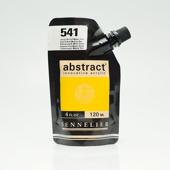 Abstract Acrylic 120ml - Cadmium Yellow Medium