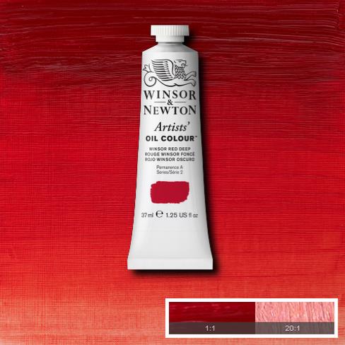 W&N Artists Oil 37ml - Winsor Red Deep (2)