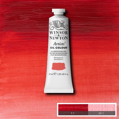 W&N Artists Oil 37ml - Quinacridone Red (4)