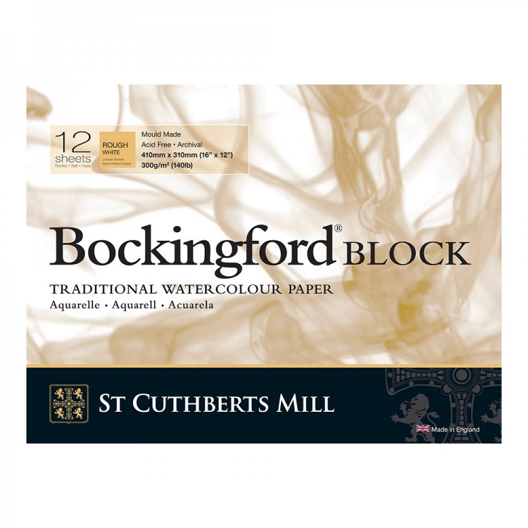 Bockingford BLOCK 140lb ROUGH 12x16"