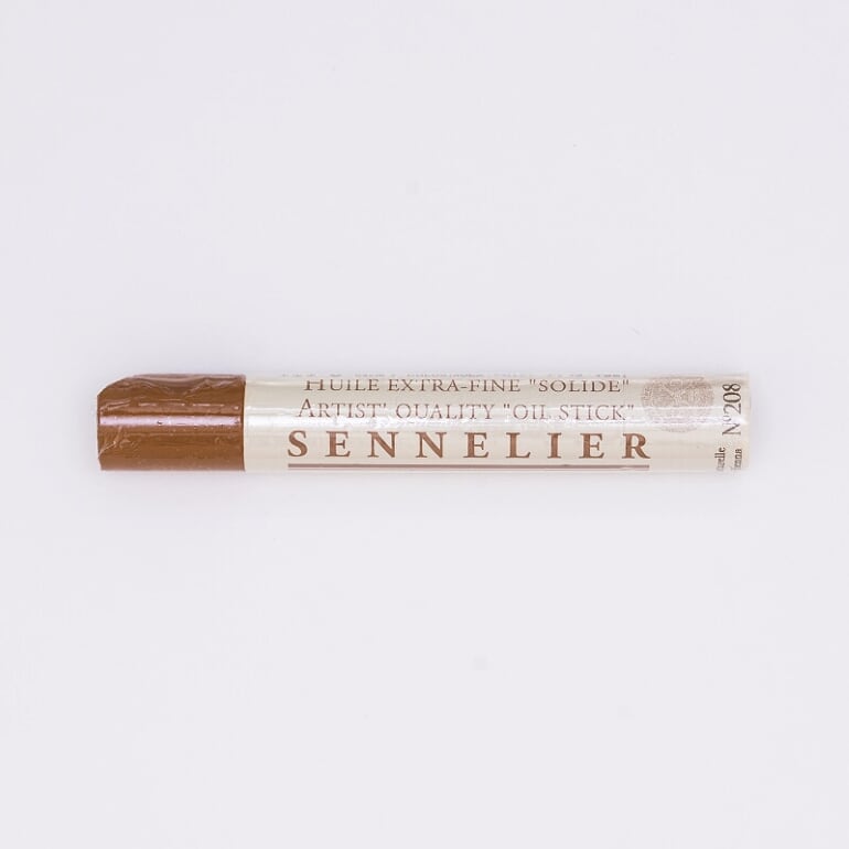 Sennelier Oil Stick - Raw Sienna (1)