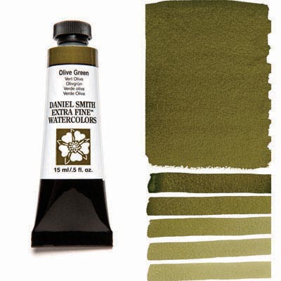 Daniel Smith Watercolour - Olive Green 15ml (S1)