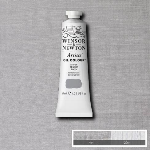W&N Artists Oil 37ml - Silver - Iridescent (2)