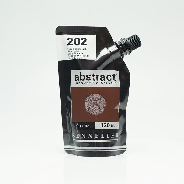 Abstract Acrylic 120ml - Burnt Umber