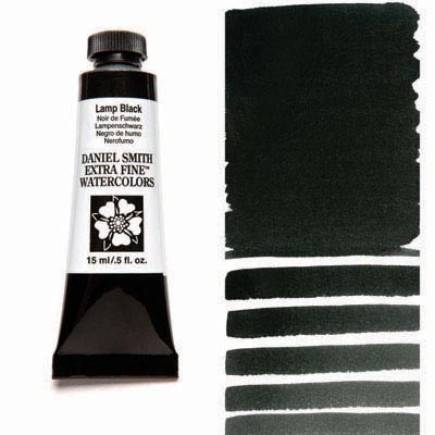 Daniel Smith Watercolour - Lamp Black 15ml (S1)