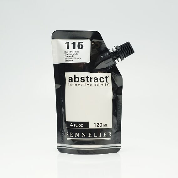 Abstract Acrylic 120ml - Titanium White