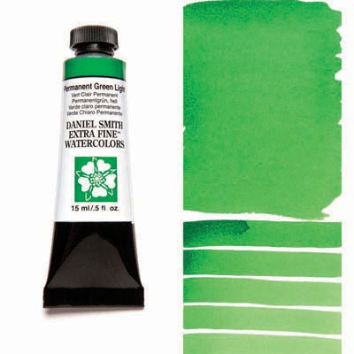 Daniel Smith Watercolour - Permanent Green Light 15ml (S1)