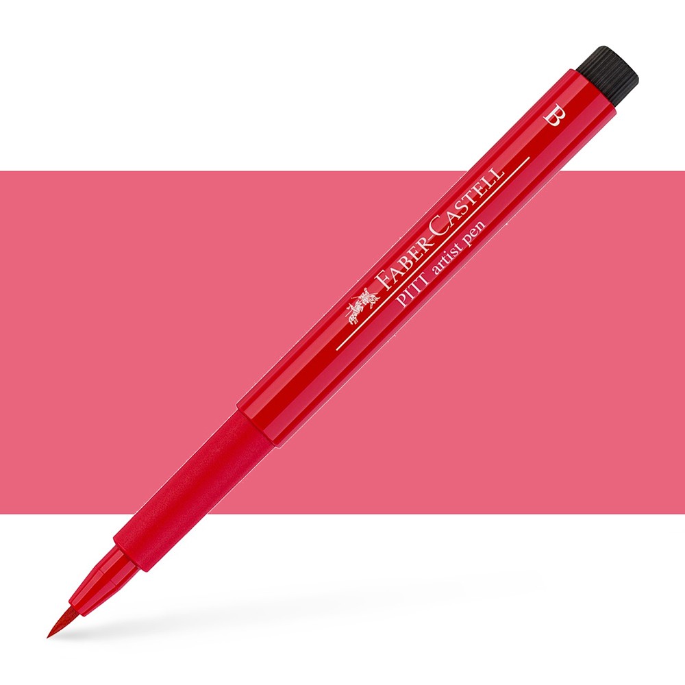 Faber Castell Pitt Brush Pens - Deep Scarlet Red