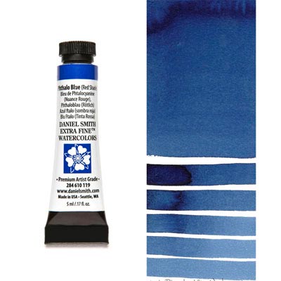 Daniel Smith Watercolour - Phthalo Blue - Red Shade 5ml (S1)